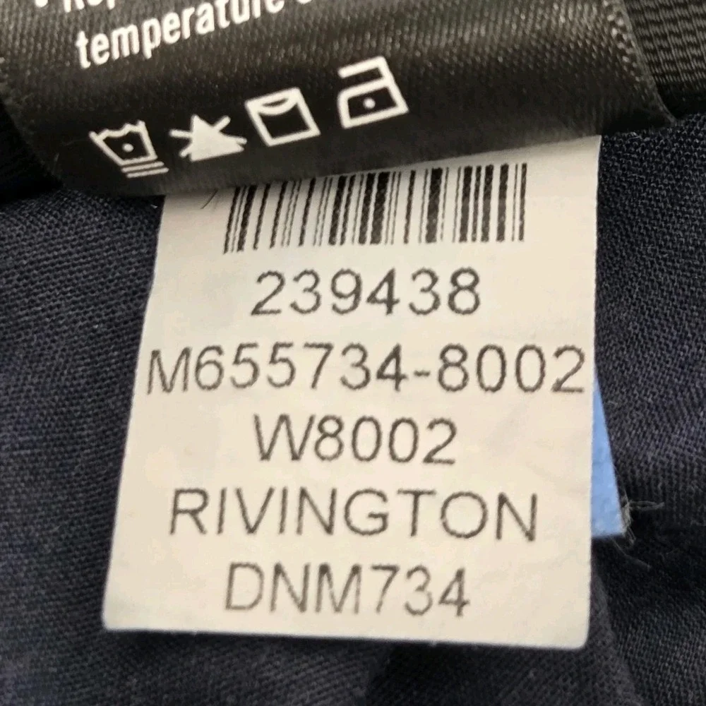 PAIGE Federal Jeans Mens 38 x32 Straight Blue Stretch Denim Rivington